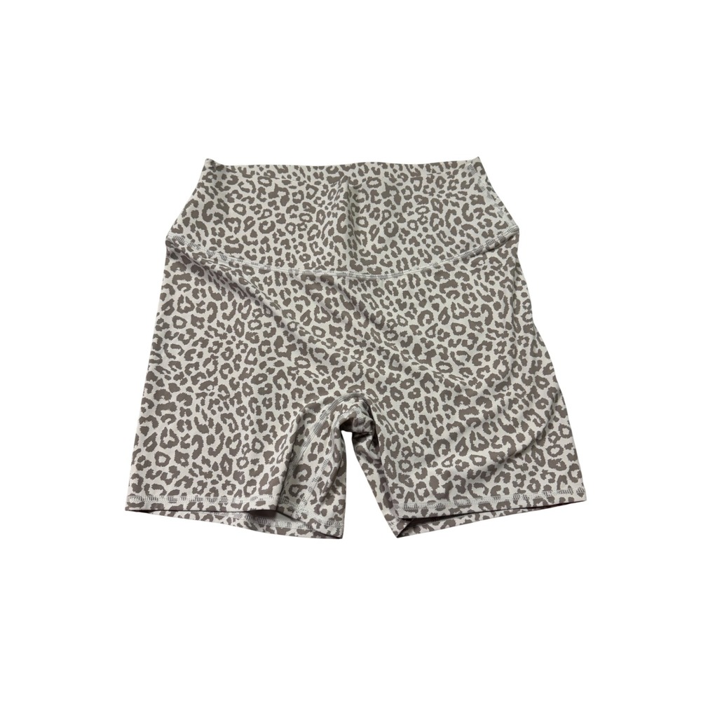 Comfrt Leopard Print High Waist Biker Shorts XL
